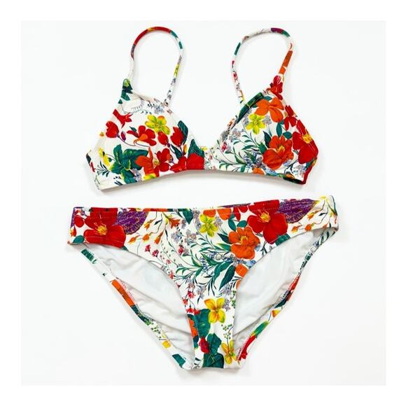 J. Crew Floral Bikini Set - Picture 1 of 5